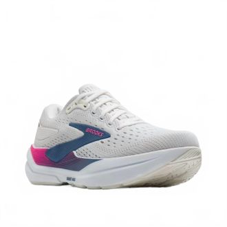 Brooks Womens Ghost Max 3 Running Shoes In White / Moonlight / Pink