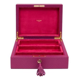 Rapport London Charlotte Jewelry Box in Dark Pink at Nordstrom