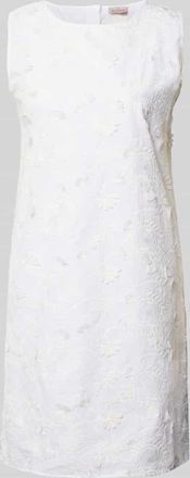 Emme Minikleid mit Karree-Ausschnitt in Weiss, Gr&ouml;&szlig;e 34