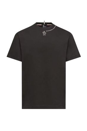 Moncler NECK BRANDING T SHIRT Size: XXL, colour: BLACK