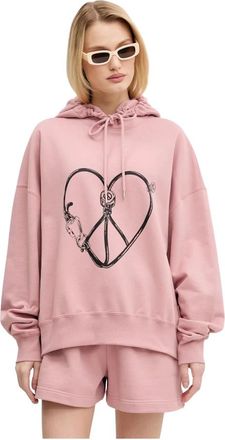 Moschino Donna, Felpe, Rosa, L, new