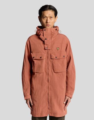 Lyle & Scott Lyle And Scott Mens Water Resistant Guard Parka - Red - Size: Regular/36