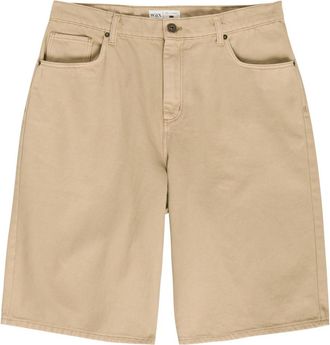 Wax London Luca Cotton-twill Shorts - Beige - 36 (W36 / XL)