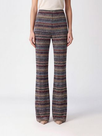 Missoni Multicolour Striped Lurex Knit Flared Trousers