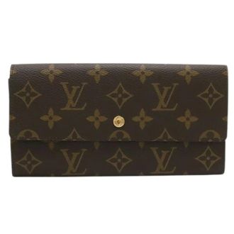 Louis Vuitton Pre-owned Portafoglio Lungo Monogram (bi-fold) - - Pre-owned - Donna - Marrone - ONE SIZE