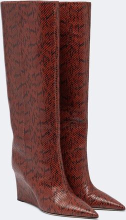 Jimmy Choo London Stivali Blake in pelle stampata