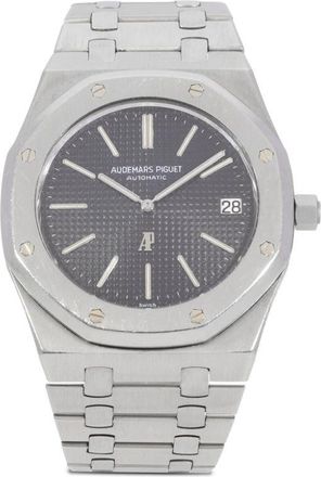 Audemars Piguet 1976 pre-owned Royal Oak 36mm - unisex - stainless steel/Sapphire Crystal - One Size - Grey