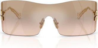 Miu Miu Sunglasses Mub53 S 5 Ak20 P Gold/Bronze Women