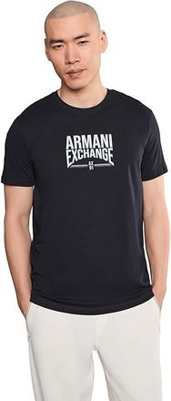 A|X Armani Exchange 91 Cotton Jersey T-Shirts Mens T Shirt Deep Navy : 2XL