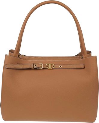 Tod's Tassen, Dames, Bruin, ONE Size, Leer, T Timeless Handtas