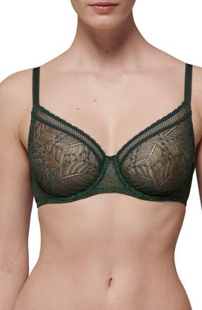 Simone P&eacute;r&egrave;le Comete Underwire Bra in Icon Green at Nordstrom, Size 34B