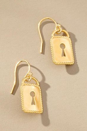 Chan Luu Mini Padlock Earrings