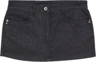 Patrizia Pepe Denim rok - Dames - Spijkerrokken - Blauw - S - Denim - Rokken