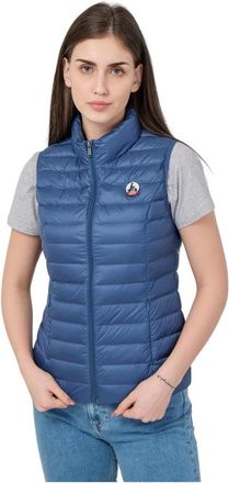 Jott Dames Gewatteerd Vest Ps 23Wdow 04-140 - Dames - Bodywarmers - Blauw - S - Leer - Jassen
