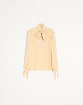 Valentino Crepe De Chine Shirt Wo