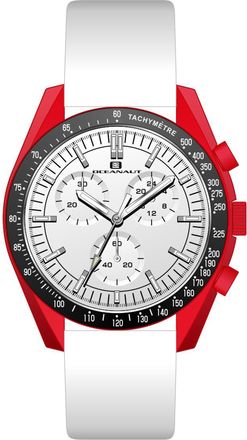 Oceanaut Mens Orbit White Dial Watch