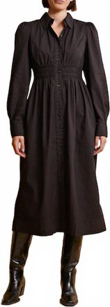 byTiMo Poplin Midi Dress In Black