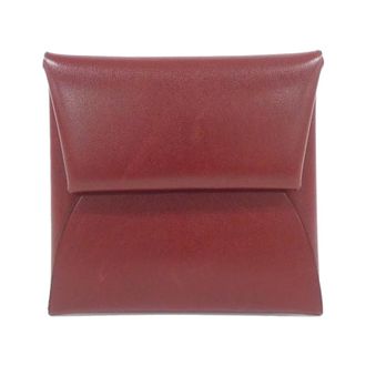 Herm&egrave;s Rouge H Leather Coin Purse/Coin Case (Pre-Owned)