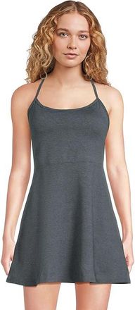 Prana Heavana Every Minute Dress Womens Dress Stormy Night Heather : MD, Elastane/Polyester