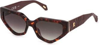 Just Cavalli Cat Eye Zonnebril - Dames - Zonnebrillen - Bruin - 56 MM - Accessoires