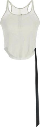 Rick Owens Basic Tanktop - Dames - Tops zonder mouwen - Wit - M - Katoen - Tops