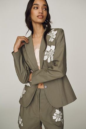 Dolan Embroidered Blazer Jacket