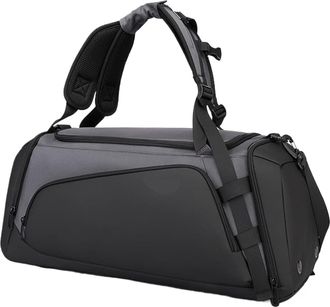 Generic Unisex Gym bag,Compatible For Men Suitcase Multifunction Backpack Large Anti-stain Duffle Bag Travel Hand Luggage Bags(Grey)