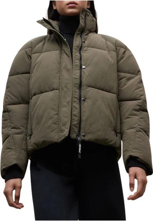 Ecoalf Mairos Jacket - Dames - Winterjassen - Groen - XS - Leer - Jassen