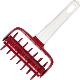 OEM Herramienta Para Masa De Pizza, Herramienta De Reposter&iacute;a, Rodillo Para Hacer Agujeros De Pizza Para Pasteles, Tartas, Galletas, Pan Y Reposter&iacute;a (roj