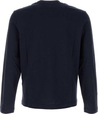 Ami Unisex Coeur T-Shirt Navy Organic Cotton