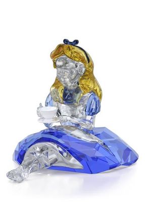 Swarovski x Disney Alice in Wonderland Figurine in Multi at Nordstrom