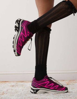 Salomon Sneakers - XT-6 - Sneakers viola e rosa fluo