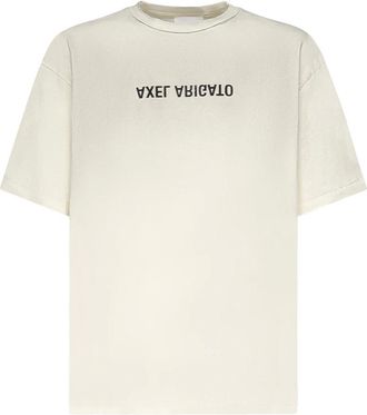 Axel Arigato Hombre, Camisetas, Blanco, Talla: S