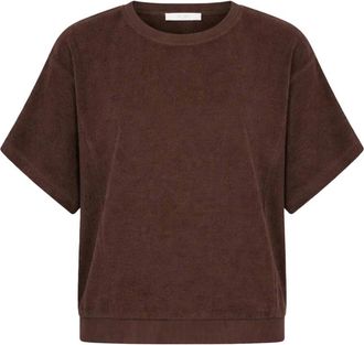 By-Bar Amsterdam Dames, Sweatshirts & Hoodies, Bruin, Maat: XS Katoen