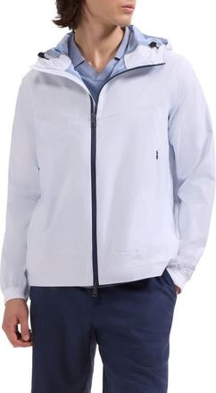 Bugatchi Full Zip Anorak in White at Nordstrom, Size Xx-Large