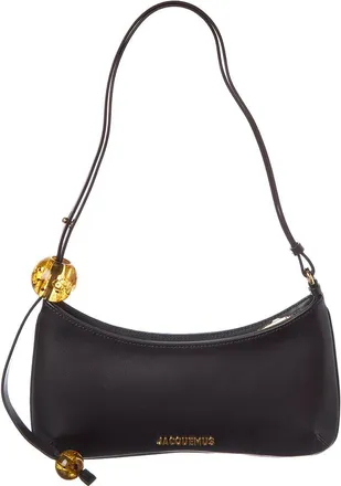 Jacquemus Bisou Perle Leather Hobo Bag