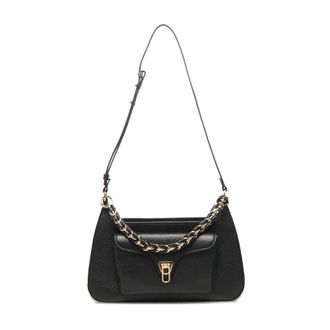 Coccinelle Shoulder Bags, female, Black, Size: ONE SIZE Beat Generation Shoulder Bag