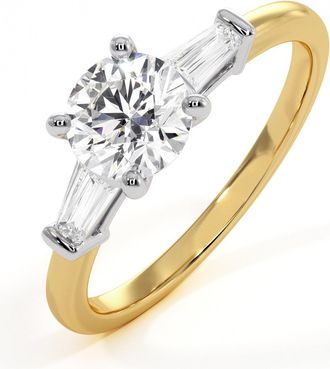 The Diamond Store Isadora GIA Diamond Engagement Ring 18KY 0.90ct G/SI2