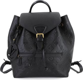 Louis Vuitton Noir Monogram Empreinte Backpack (Pre-Owned)