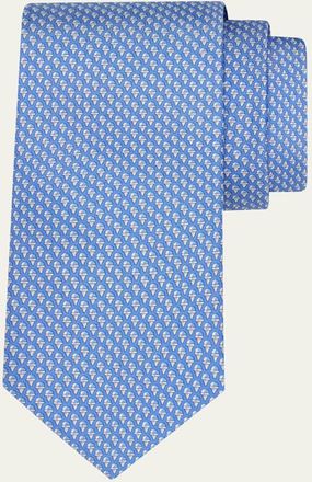 Ferragamo Mens Mini Ice Cream-Print Tie