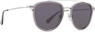 DIFF Eyewear Mens Camden Sunglasses In Storm Crystal + Grey