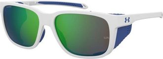 Under Armour UA GLACIAL Polarized YO6/3K Mens Sunglasses White Size 58