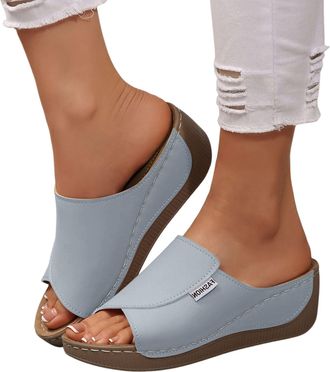 Generic 2026 New Womens Orthotic Wedge Sandals VivaStep Sandals Ergonomic & Non Slip Sandals for Orthopaedic Womens Open Toe Slippers