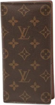 Louis Vuitton Pre-owned Wallets, female, Brown, Size: ONE SIZE Pre-owned Long wallet (bi-fold)