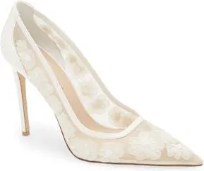 Stuart Weitzman Stuart Power 100 Pump in Cream. at Nordstrom Rack, Size 8.5