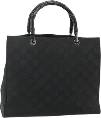 Gucci Pre-owned Tote Bags, female, Black, Size: ONE SIZE Pre-owned Vintage Tote Bag