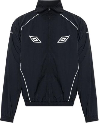 Umbro Lichtgewicht Jack met Opstaande Kraag - Heren - Zomerjassen - Zwart - M - Polyester - Jassen