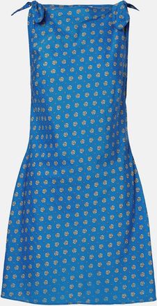 D&ocirc;en Maltina cotton and silk minidress