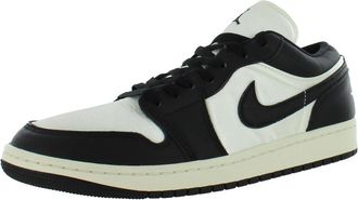 Nike Air Jordan 1 Low Se Womens Casual Trainers in Black White - 9 UK
