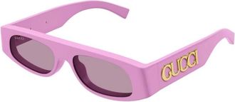 Gucci Gg1771S Zonnebril - unisex - Accessoires - Roze - Maat: 51 MM